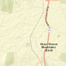 Glass House Mountains Street Map