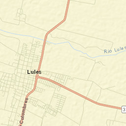 Departamento de Lules Street Map