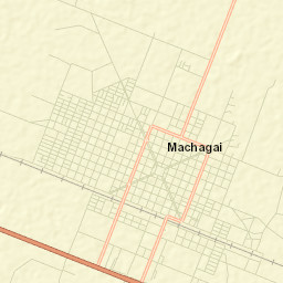 Machagai Street Map