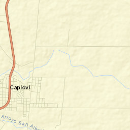 Capioví Street Map