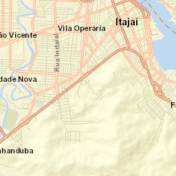 Itajaí Street Map