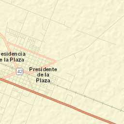 Presidencia de la Plaza Street Map