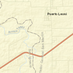 Puerto Leoni Street Map