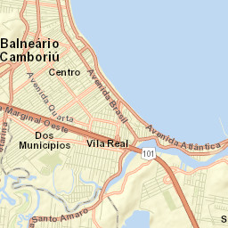 Balneário Camboriú Street Map