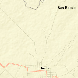 Jesús Street Map
