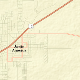 Jardín América Street Map