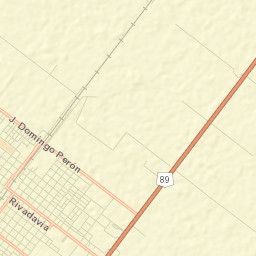 Las Breñas Street Map