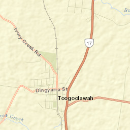 Toogoolawah Street Map