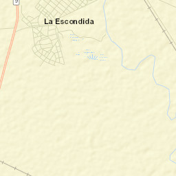 La Escondida Street Map