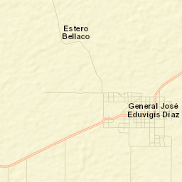 General José Eduvigis Díaz Street Map