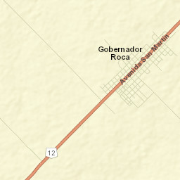 Gobernador Roca Street Map
