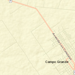 Campo Grande Street Map
