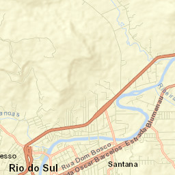 Rio do Sul Street Map