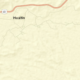 Hualfín Street Map