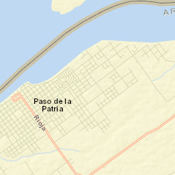 Paso de la Patria Street Map