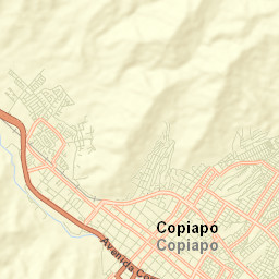 Copiapó Street Map