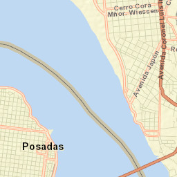 Posadas Street Map