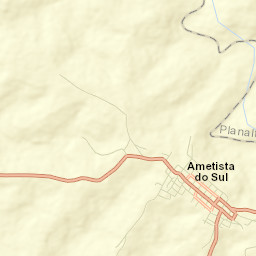 Ametista do Sul Street Map