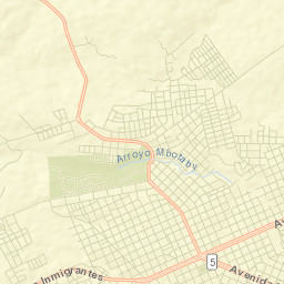 Oberá Street Map
