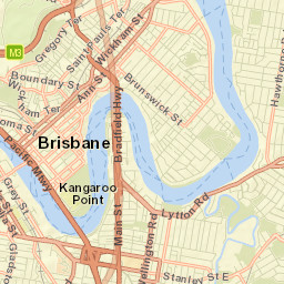 Brisbane, Australia Street Map