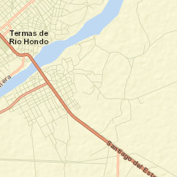 Termas de Río Hondo Street Map