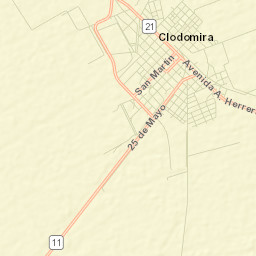 Clodomira Street Map