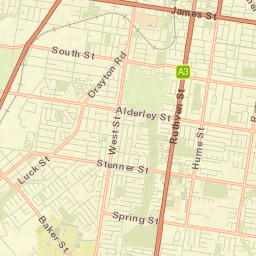 Centenary Heights Street Map