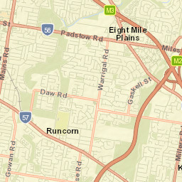Eight Mile Plains Street Map