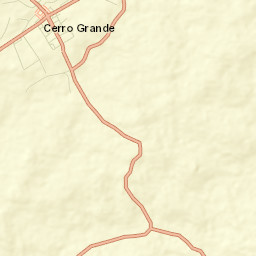 Cerro Grande Street Map