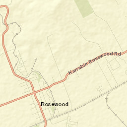 Rosewood Street Map
