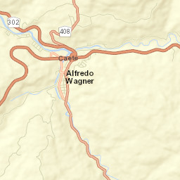 Alfredo Wagner Street Map