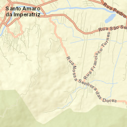 Santo Amaro da Imperatriz Street Map