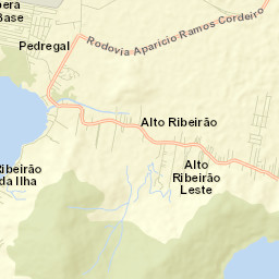 Ribeirão da Ilha Street Map