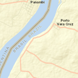 Panambí Street Map