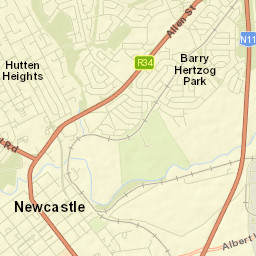 Newcastle Street Map