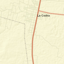 Departamento de La Cocha Street Map