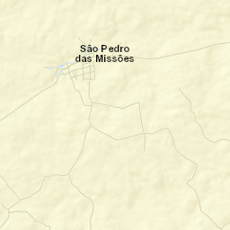 São Pedro das Missões Street Map