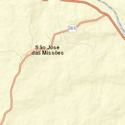 São José das Missões Street Map