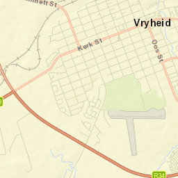 Vryheid Street Map