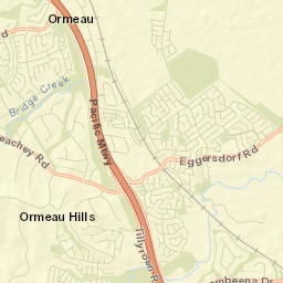 Ormeau Hills Street Map