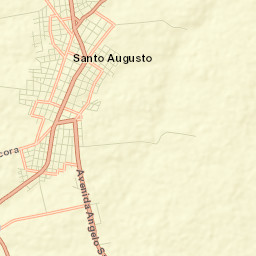 Santo Augusto Street Map
