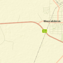 Wesselsbron Street Map