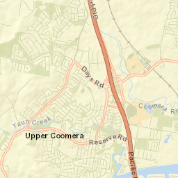 Upper Coomera Street Map
