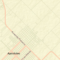 Departamento de Apóstoles Street Map