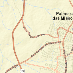 Palmeira das Missões Street Map