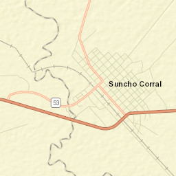 Suncho Corral Street Map