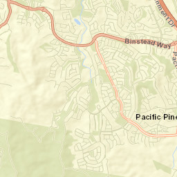 Pacific Pines Street Map