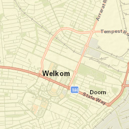 Welkom Street Map