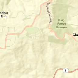 Tamborine Mountain Street Map