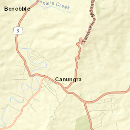Canungra Street Map